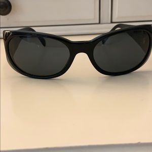 Chanel Pearl Logo Black Sunglasses